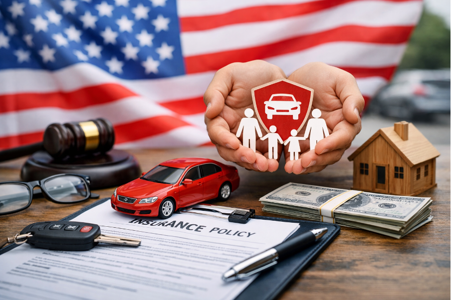типы страховки авто в сша